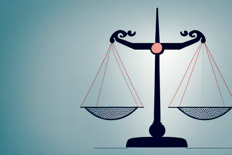 A balanced scale symbolizing justice
