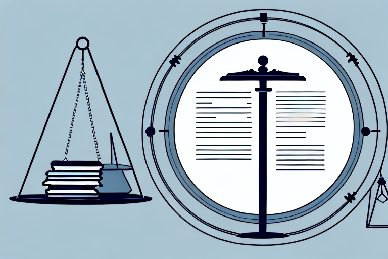 A balanced scale