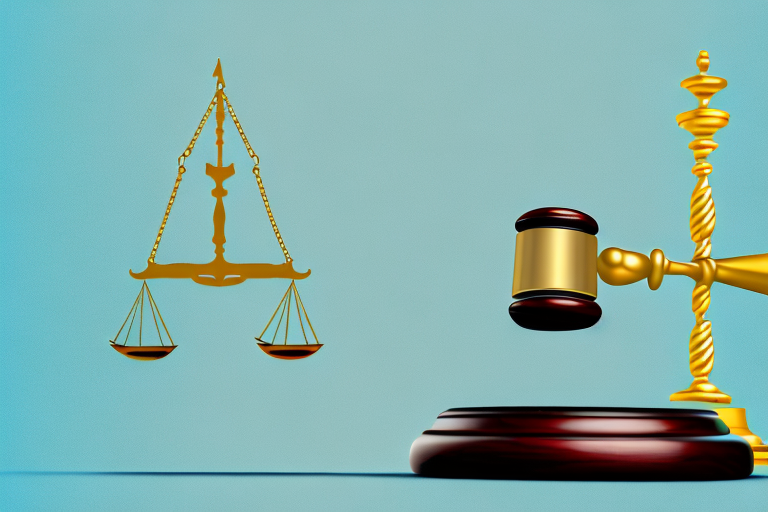A damaged boat with a gavel and a set of legal scales subtly incorporated into the scene