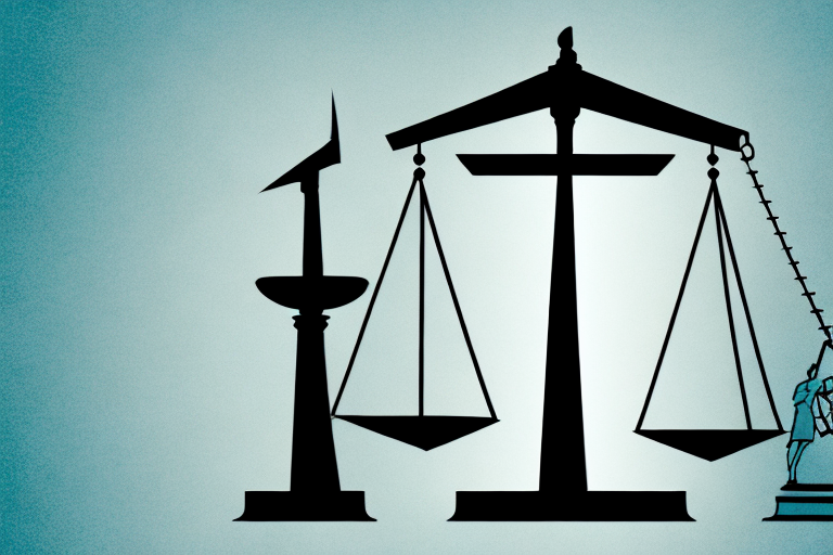 A balanced scale symbolizing justice