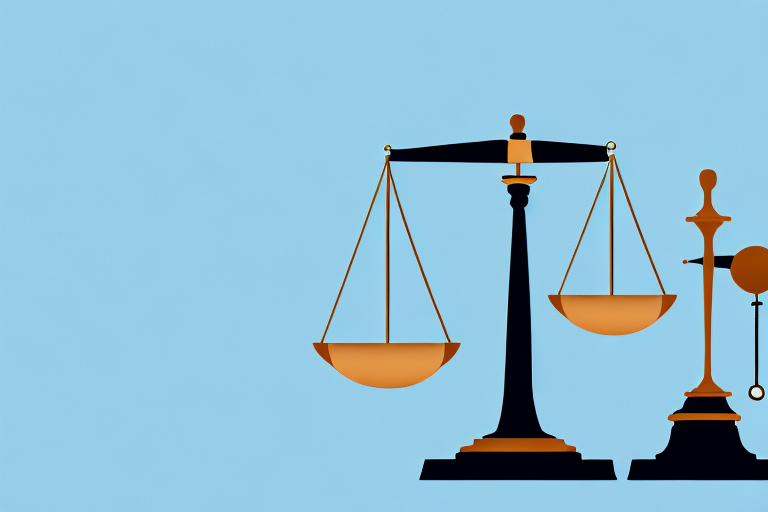 A balanced scale with a car on one side and a gavel on the other