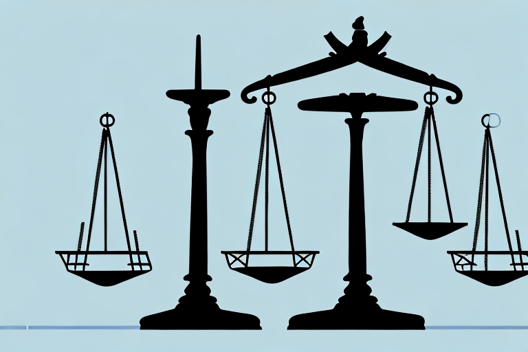 A balanced scale representing justice