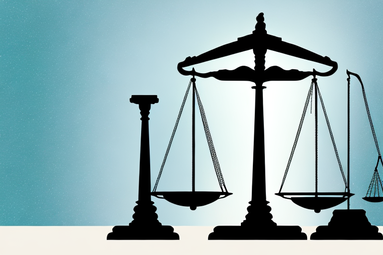 A balanced scale representing justice