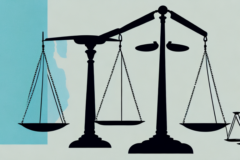 A balanced scale representing justice