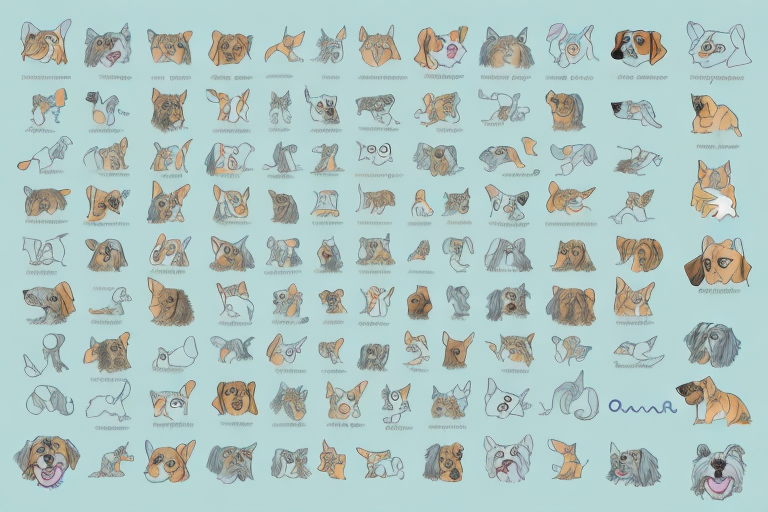 A map pinpointing various pet-related icons (like a dog house