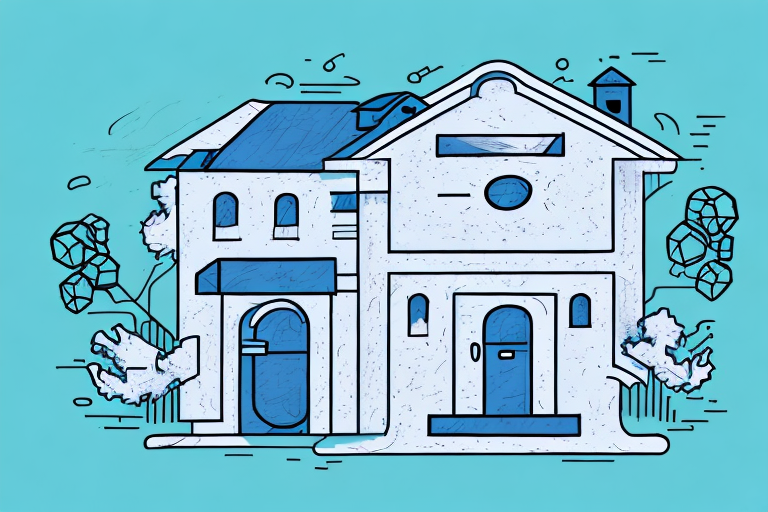 A house surrounded by a protective shield