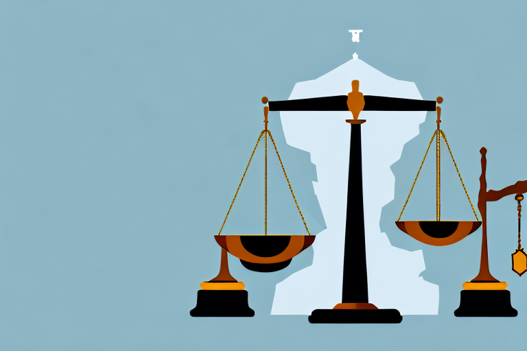 A symbolic scale of justice