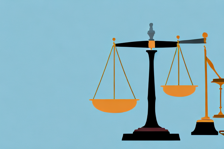 A balanced scale with a car on one side and a gavel on the other