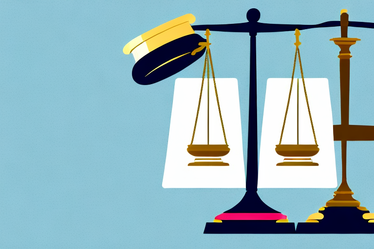 A balanced scale with a social security card on one side and a gavel on the other