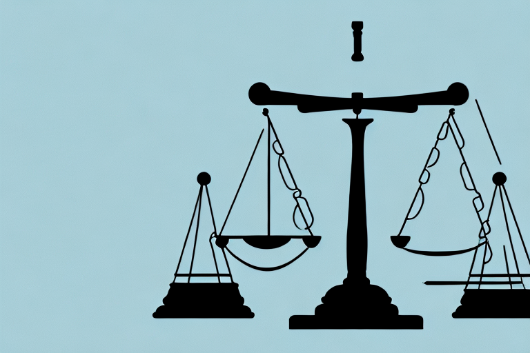 A balanced scale with a wheelchair on one side and a gavel on the other