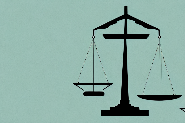 The scales of justice balanced on top of a wheelchair