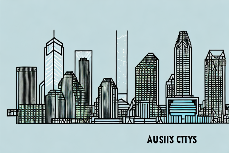 The austin city skyline
