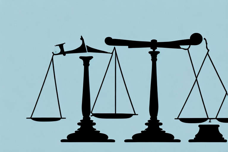 A balanced scale with a car on one side and a gavel on the other