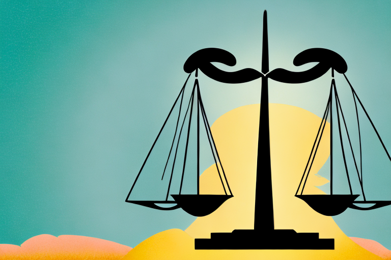 A balanced scale symbolizing justice