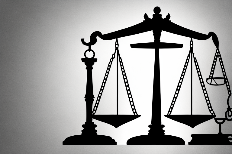 A balanced scale representing justice