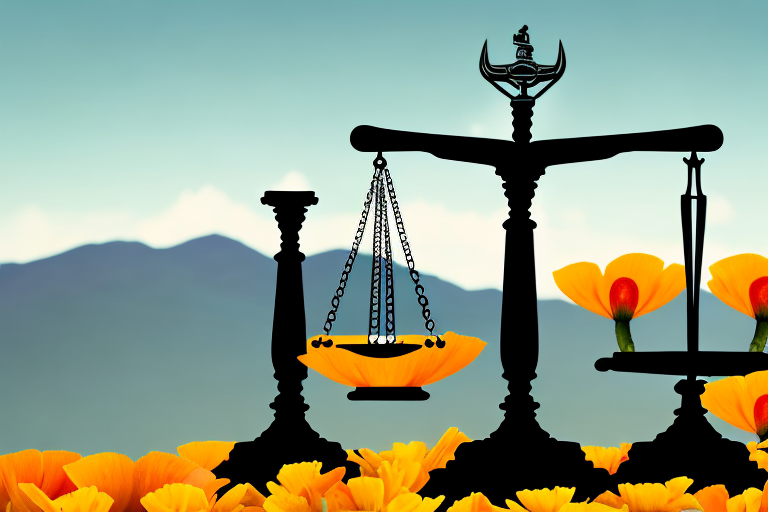 A balanced scale symbolizing justice