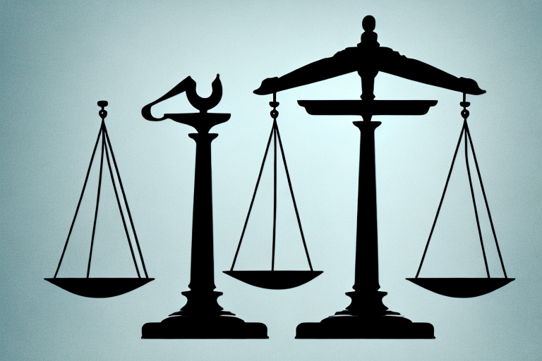 A balanced scale symbolizing justice