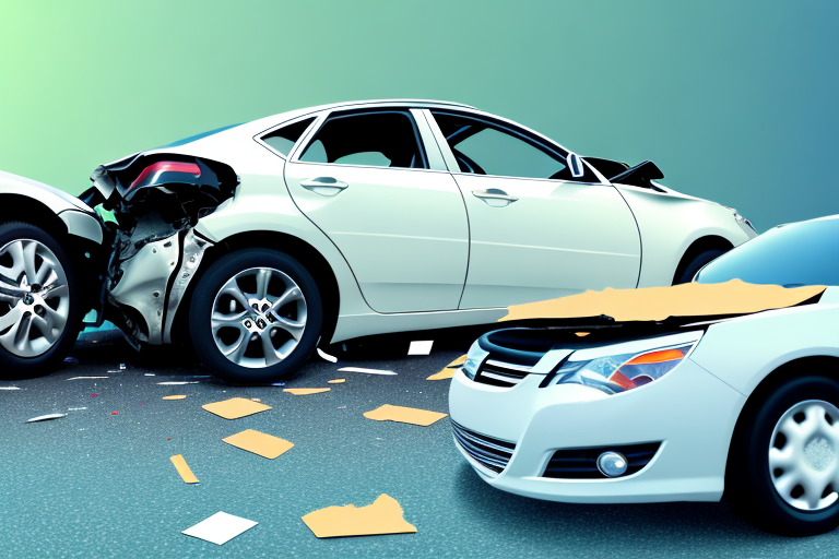 A car accident scene in cleveland