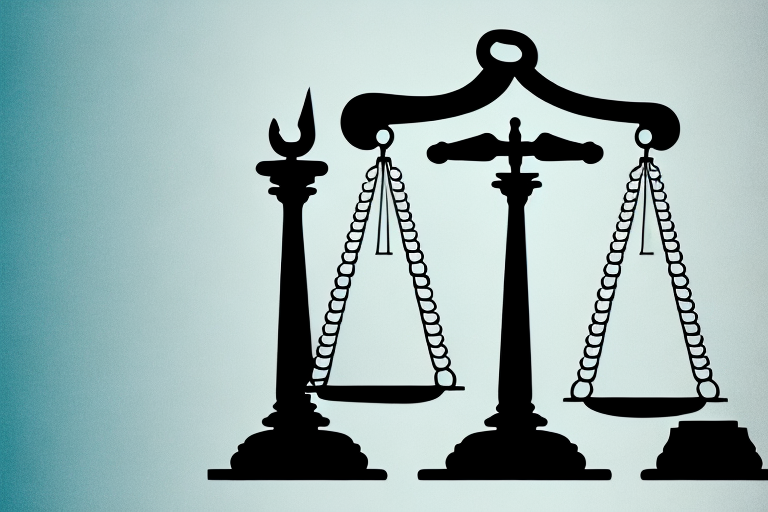 A balanced scale tipped slightly to one side