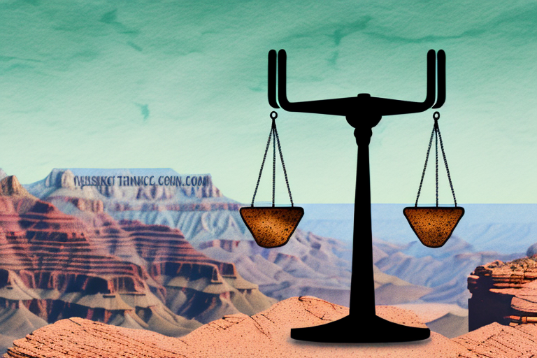 A balanced scale representing justice