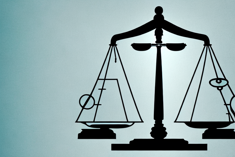A symbolic balance scale where one side holds a medical symbol such as a stethoscope or caduceus