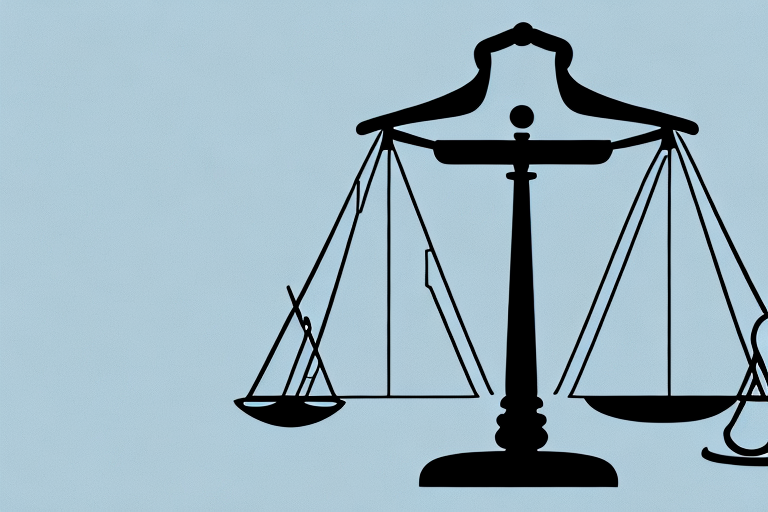A balanced scale representing justice