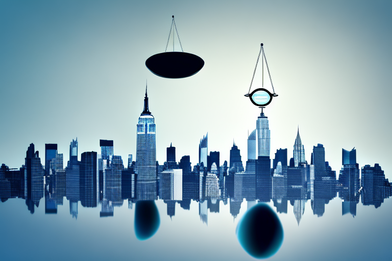 The iconic nyc skyline