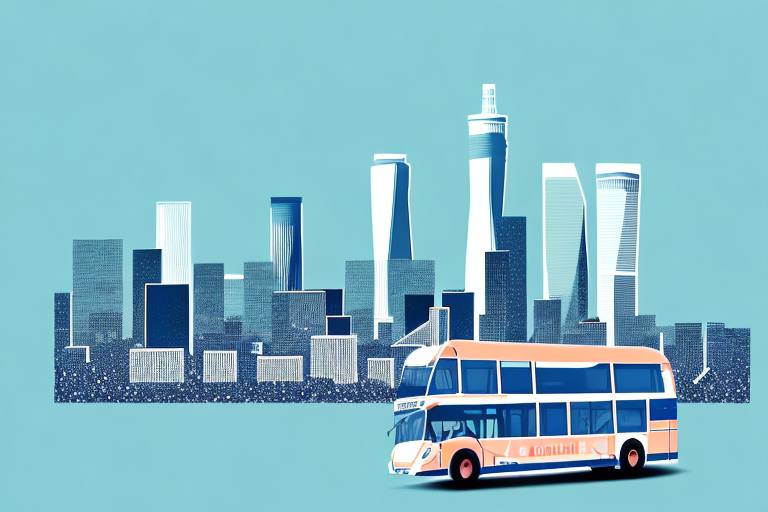 A bus and a lawyer's balance scale symbol