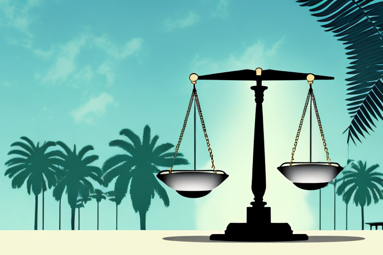 A balance scale symbolizing justice