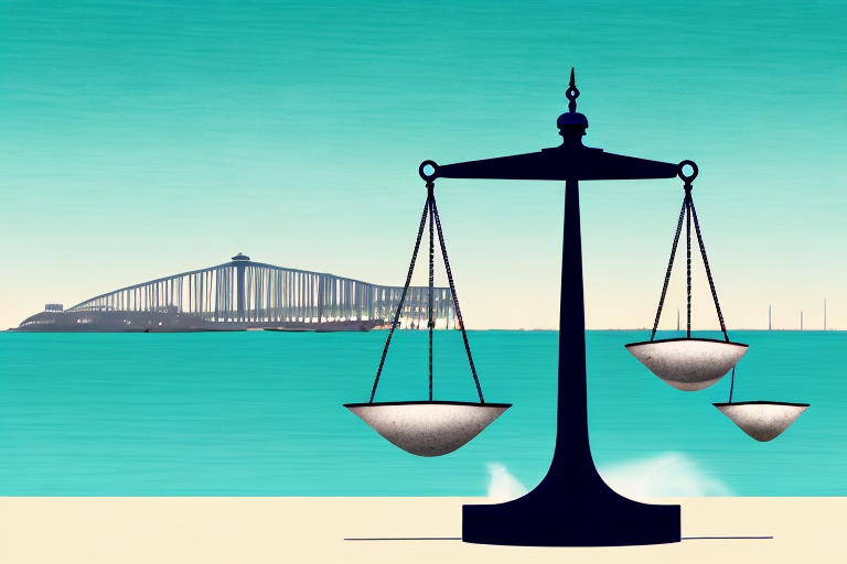 A balanced scale symbolizing justice
