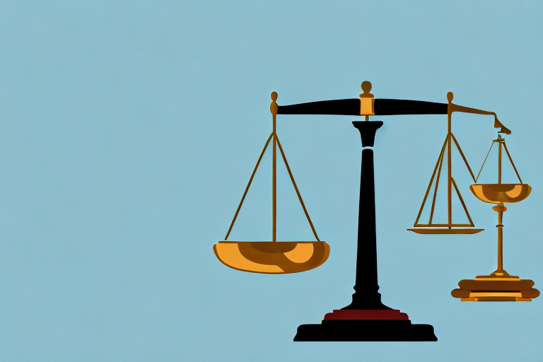 A balanced scale with a car on one side and a gavel on the other