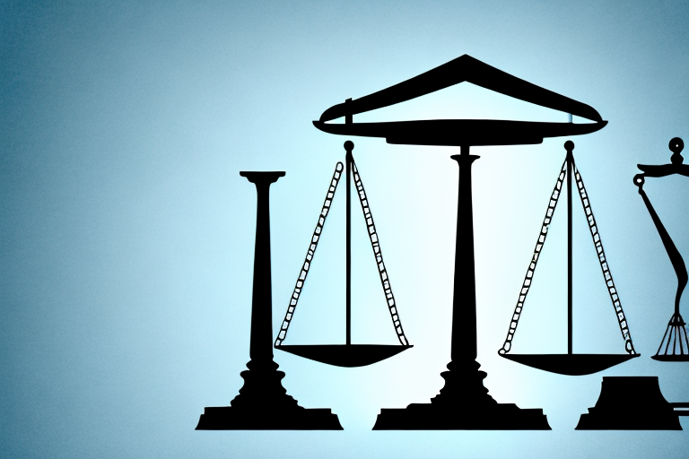 A balanced scale representing justice