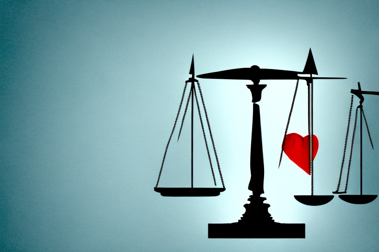A balanced scale symbolizing justice