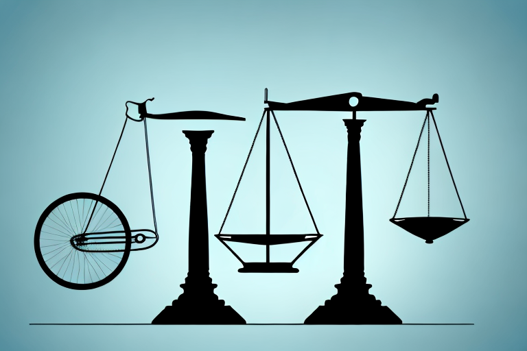 A balanced scale symbolizing justice