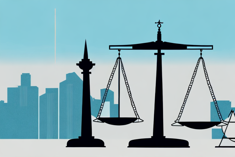 A balanced scale symbolizing justice