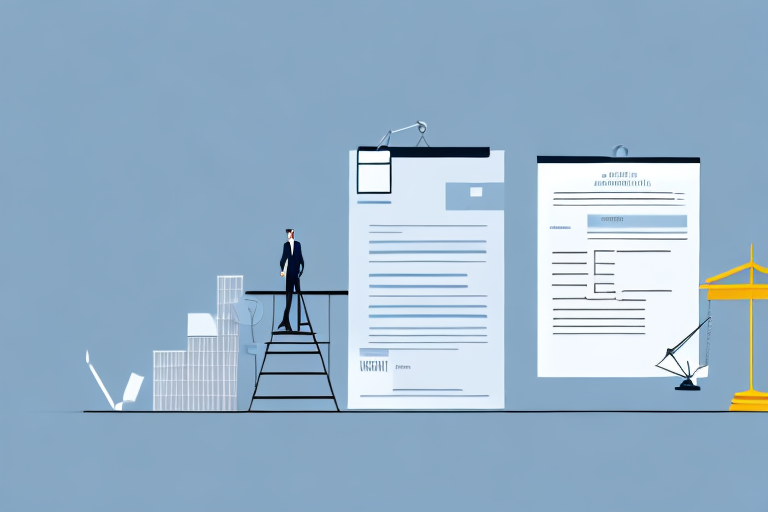 A scale balancing a house and legal documents