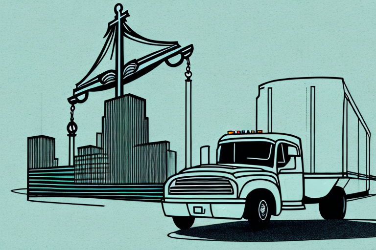 A truck on a long island landscape