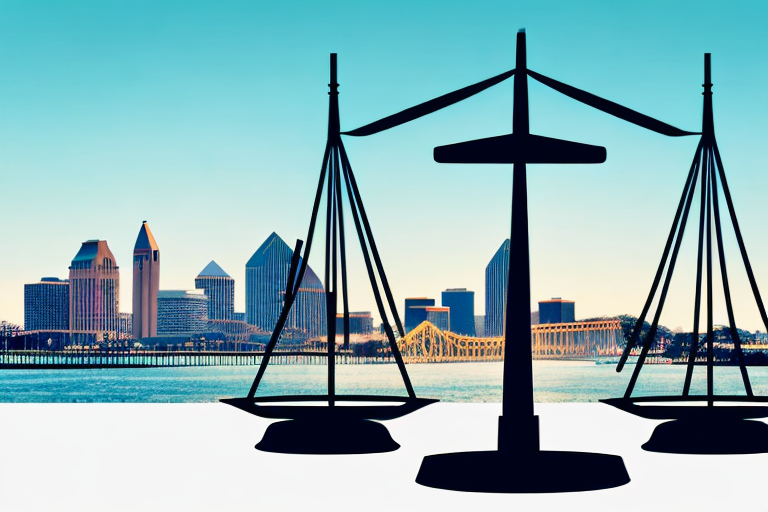 A balanced scale symbolizing justice