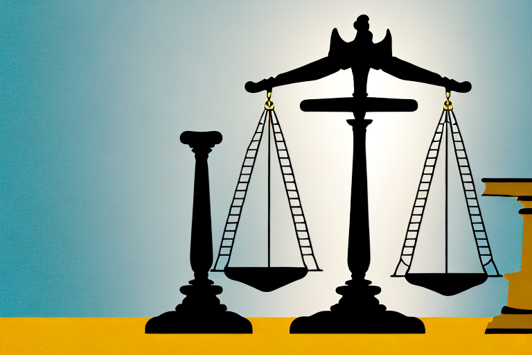 A symbolic balance scale representing justice