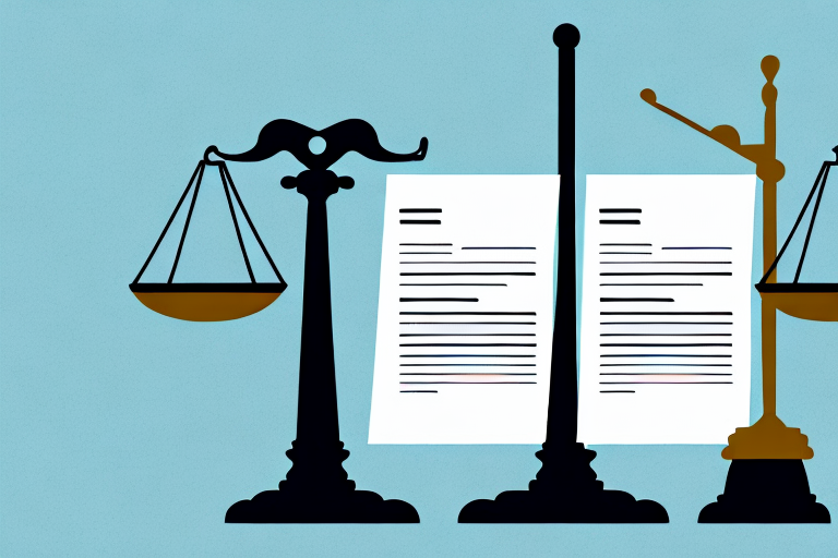 A balanced scale with a legal document symbolizing a will on one side and a key symbolizing trust on the other