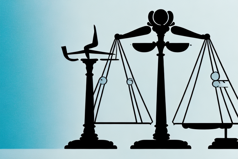 A balanced scale with a will on one side and a trust on the other
