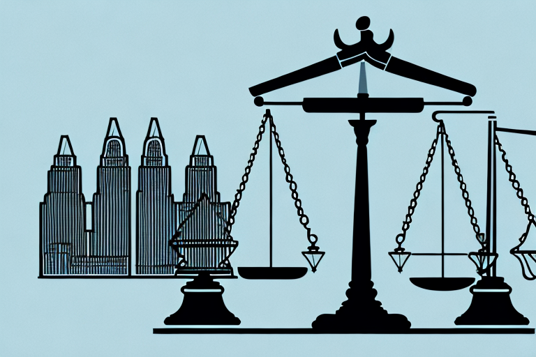 A symbolic scale balancing a house and a legal gavel