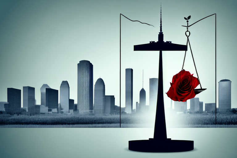 A balanced scale symbolizing justice