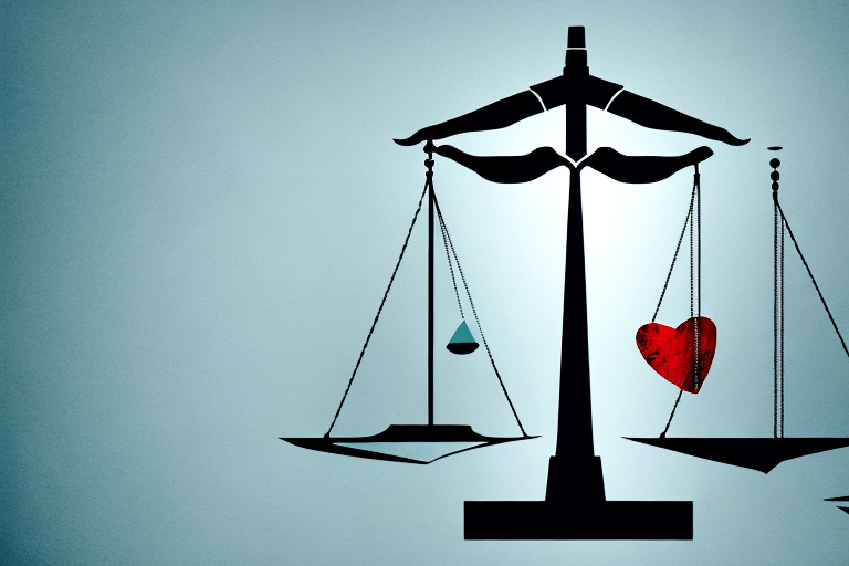 A symbolic balance scale