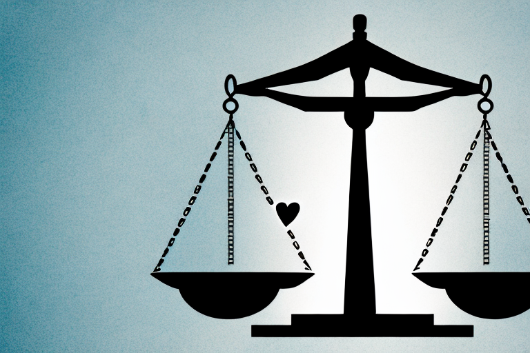 A balanced scale symbolizing justice