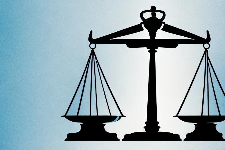 A balanced scale symbolizing justice