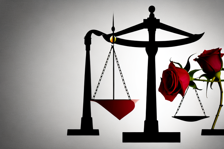 A balanced scale symbolizing justice