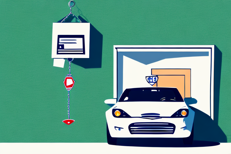 A car parked near a building with a notary public sign