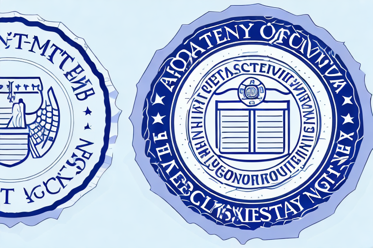 A notary public seal
