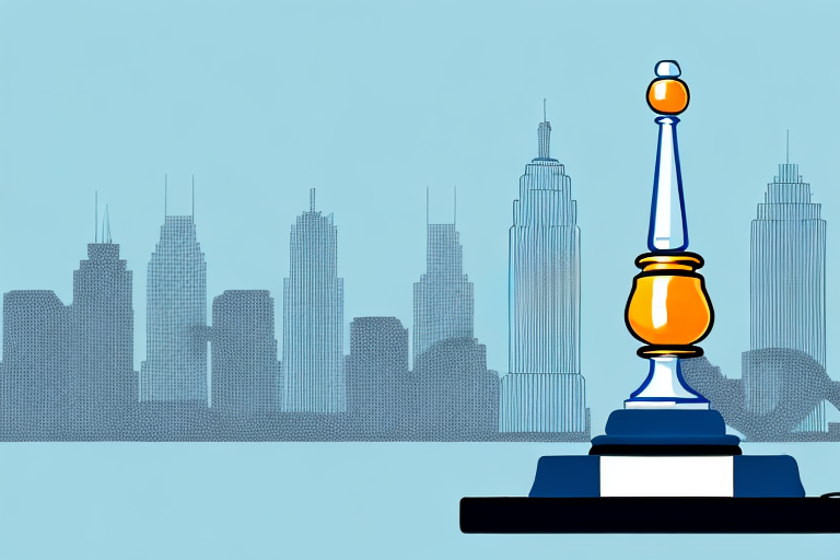 A balanced scale with a car on one side and a gavel on the other